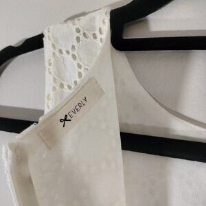 Everly Short Eyelet Summer Dress, NWOT (fits like M)